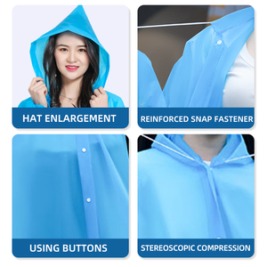 <span class=keywords><strong>Impermeable</strong></span> Multicolor Portátil, Chaqueta <span class=keywords><strong>Impermeable</strong></span> de Eva Reutilizable, Poncho para <span class=keywords><strong>Mujer</strong></span> - Product Image 6