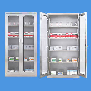 <span class=keywords><strong>Armoire</strong></span> de rangement modulaire en acier inoxydable avec porte en verre, vente chaude, <span class=keywords><strong>pas</strong></span> cher, pour <span class=keywords><strong>pharmacie</strong></span>, meubles médicaux, implants médicaux, hôpital - Product Image 3