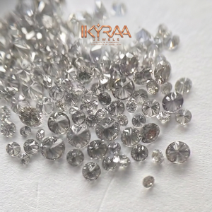 IKYRAA JEWELS DQ-66 เพชรเมลีสีขาวใส คุณภาพสูง ผลิตในห้องปฏิบัติการด้วยวิธี CVD HPHT  ไม่มีการเจียระไน  ความใสสูง ได้รับการรับรองจาก IGI สำหรับ - Product Image 1