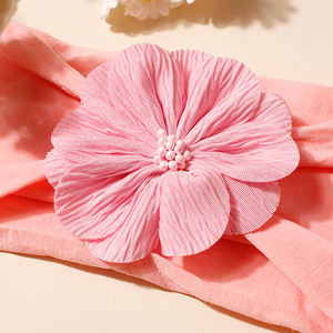 ที่คาดผมผ้าไนลอนเนื้อนิ่มแบบชาวยุโรปอเมริกันผ้าคาดผมแบบยืดได้อุปกรณ์เสริมสำหรับเด็กขายส่ง - Product Image 4