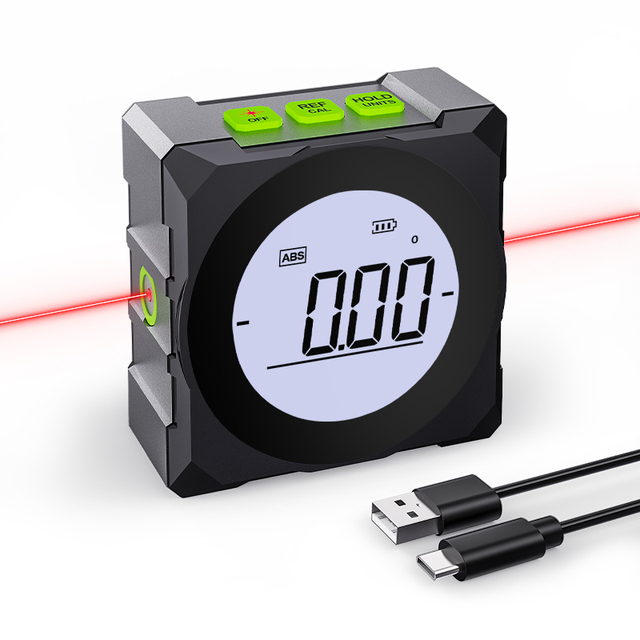 Electronic Protractor Digital Angle Meter Angle Measure Tools Contact Angle Measurement Mini Digital Inclinometer
