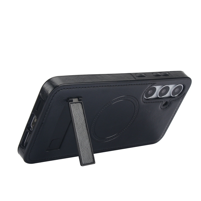 For Samsung Galaxy S22 Ultra/S23FE/S24 Ultra/S25 Plus Magnetic Wireless Charge case Back Cover Kickstand Phone case