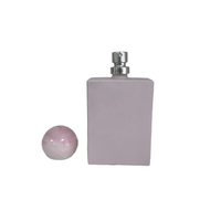 Flacons pulvérisateurs de parfum rectangulaires en verre dépoli de 30 ml à 50 ml, atomiseurs cosmétiques rechargeables pour le voyage