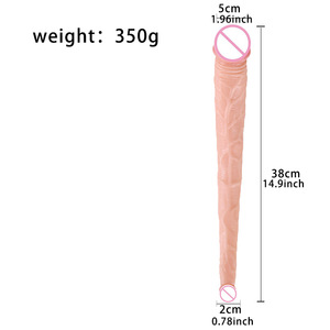 Realistico doppio testa Dildo per gli uomini adulti giocattoli sessuali per le lesbiche - Product Image 3