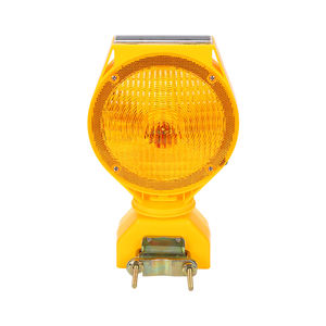 Luz de Advertencia Intermitente Solar para Barricadas de Tráfico, Fácil de Montar en Balizas - Product Image 1