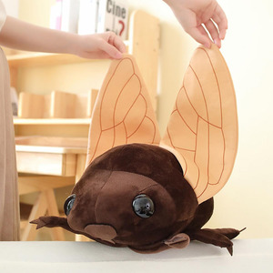 Peluche Cigale Géante Personnalisée 8752 avec Grands Yeux, Douce et Réaliste <span class=keywords><strong>en</strong></span> 3D, Cadeau d'Halloween pour Amis - Product Image 3