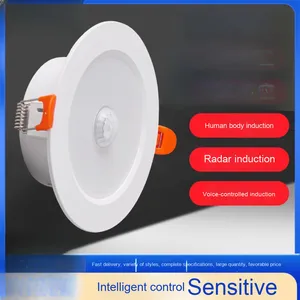 Hiện đại thông minh <span class=keywords><strong>Led</strong></span> Downlight cho cầu thang lò vi sóng Radar cảm biến hồng ngoại dập tắt ánh sáng nhôm IP44 dễ dàng lõm - Product Image 5