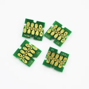 T7411-T7414 T7411 Tinta Chip untuk SureColor F6000 F6070 F6200 F6270 F7000 F7070 F7100 F7170 F7200 F7270 Cartridge Chip