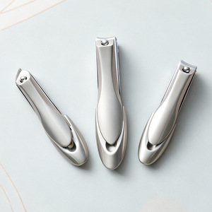 Stainless steel mantis <b>nail</b> clipper three-piece <b>set</b>, anti-splash flat and angled <b>nail</b> clippers, household <b>nail</b> care tools. - Product Image 1