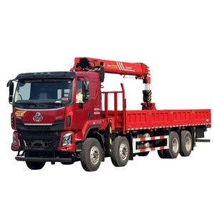 Grúa Montada en Camión Dongfeng 8x4 de 12 Toneladas con Brazo Recto para Ingeniería Eléctrica Municipal, Vehículo de Elevación y Transporte - Product Image 1