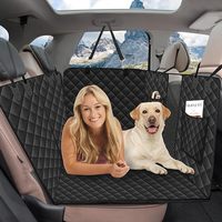 Housse de siège de voiture pour chien et hamac - Design sportif imperméable pour rallonge de siège arrière, ajustement universel