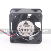 Nouveau Delta 12V 24V 48V DC5V 0.16A AC EC 4020 40X40X20MM 4CM onduleur CPU châssis Double roulement à billes EFB0405LD-ROO-TD ventilateur de refroidissement