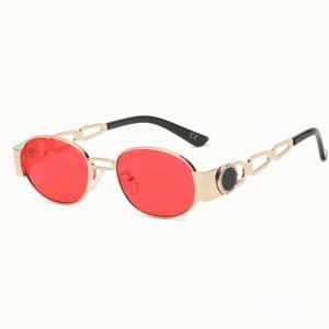 2021 New Custom Logo Fashion Small Frame Punk <b>Sunglasses</b> Shades UV400 Metal Steampunk <b>Sunglasses</b> for Men Women - Product Image 1