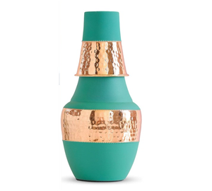 Botella de Agua de Cobre al por Mayor con Tapa de Rosca, Botella Reutilizable para el Hogar, Viajes, Gimnasio y Oficina - Product Image 1