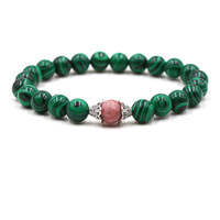 Bracelet en pierres naturelles, perles rondes de 8 mm pour la fabrication de bijoux, vente en gros