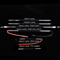 Tube laser au xénon 8*125*270, lampe à arc court au xénon, lampe laser pulsée pour pièces de machine de soudage, accessoire laser, lampe au xénon YAG