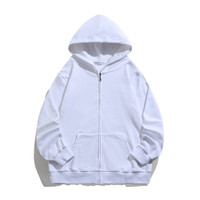 Sudadera con capucha y cremallera para hombre |   Gorro Integrado de Algodón 100% de Peso Pesado y Corte Regular |   Ropa Deportiva Transpirable para Otoño, Venta al Por Mayor
