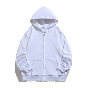 <b>Men's</b> Zip Up <b>Hoodie</b> | 100% Cotton Heavyweight Oversized Fit with Integrated Hat | Outdoor Sports Wear for Wholesale - Product Image 3