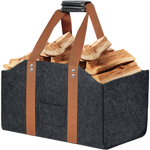 Sac en feutre durable de haute qualité pour les sacs de transport de panier en bois <span class=keywords><strong>d</strong></span>'épicerie pour les sacs à provisions de journaux - Product Image 2