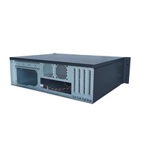 Châssis de montage en rack 1U/2U/3U/4U en tôle d'aluminium/Q235 sur mesure, découpe laser, pliage, OEM