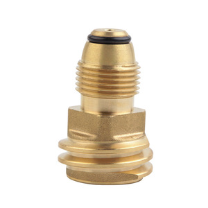 Brass Propane Gas Adapter Connector For Portable Camping <b>Stove</b> With One Piece Design - Product Image 5