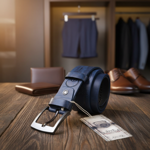 Ceinture en cuir véritable pour homme Milano Exclusive, couleur personnalisée, largeur 3,5 cm, longueur 100-130 cm, vente en gros - Product Image 3