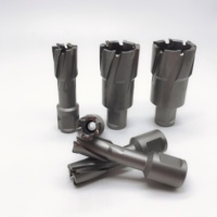 Foret de centrage en carbure de 19,05 mm pour CNC, foret de soudure ponctuelle pour trous, en alliage d'acier, finition brute, queue Weldon