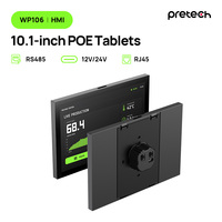 PC industriel 10,1 pouces, tablette Android PoE, panneau HMI, RS485, NFC pour système embarqué en armoire d'usine
