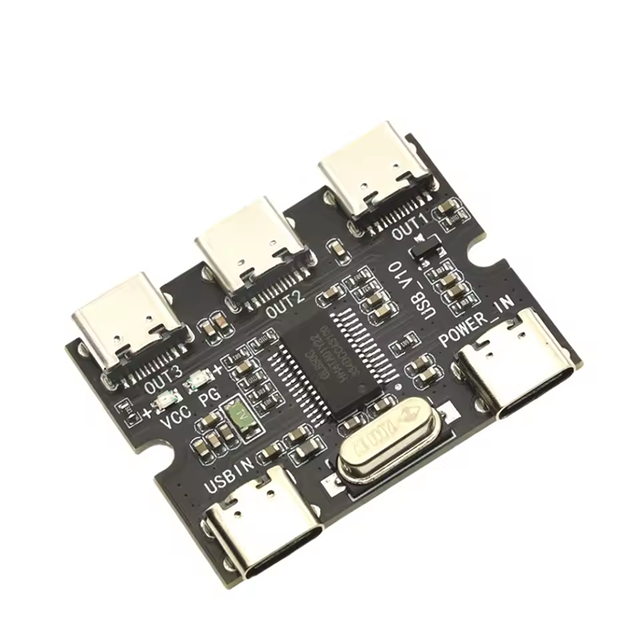 Sharphy Raspberry Pi 4 Type-C USB Hub USB2.0 Expansion Module with Power Port