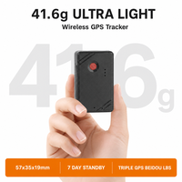 Rastreador GPS Inalámbrico Compacto de 57x35x19 mm, Conexión Inalámbrica, Personalizable con Servidor Propio, Geocerca, Alerta de Exceso de Velocidad, Oculto en Cualquier Lugar