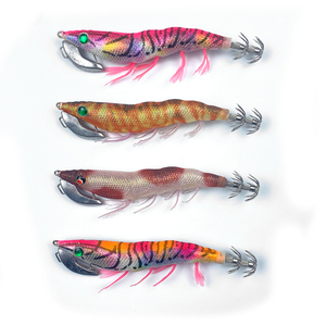 Señuelo de pesca artificial de madera <span class=keywords><strong>DTD</strong></span> <span class=keywords><strong>EGI</strong></span> con anzuelo para calamar, modelo Yamashita GAMA Japón 2026, 13.5cm 24g, imitación camarón, esca para calamar - Product Image 2
