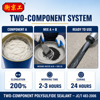 Scellant d'étanchéité polysulfure bicomposant AB pour joints de construction