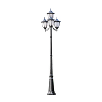 Meilleure Vente Lampe Solaire Fleur sur Piquet Style Européen pour Jardin Rétro, Cour Extérieure et Parc de Villa