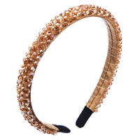 Nouvelle mode bandeaux de luxe en strass bandeau en perles de cristal avec diamants accessoires de cheveux pour femmes