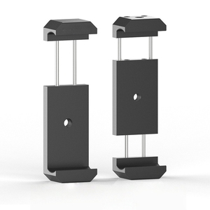 Suporte de Celular Multifuncional para Transmissão ao Vivo com Rosca de 1/4”, Grampo de Alumínio e <span class=keywords><strong>Cold</strong></span> Shoe para Tripé, Vlog e Vídeo - Anticorrosão e Antifurto - Product Image 2