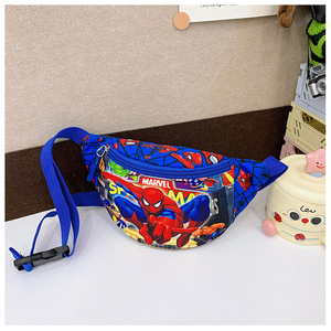 Toptan çocuk Crossbody çanta karikatür kahraman çanta Boy kids 'rahat dikiş tasarım büstü çanta hafif moda göğüs çantası - Product Image 5