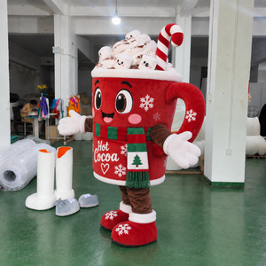 Shengye China Hersteller Unisex Erwachsenen-Plüsch-Coco-Muggy-Kostüm Weihnachts-Maskottchen für Festival-Events und Outdoor-Nutzung zum Fabrikpreis - Product Image 2