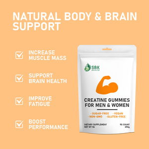 Lower MOQ Sugar Free <b>Creatine</b> Gummies 90 Count Reduce Fatigue Support Cognitive Function <b>Creatine</b> <b>Monohydrate</b> Supplement - Product Image 2