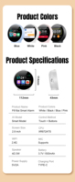 Reloj Despertador Inteligente con IA, Altavoz Inteligente con IA, Conectividad WiFi, Control Táctil y por Botones, Pantalla LED, Reloj para Ayudar a Dormir, Pomodoro