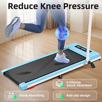 Tapis de marche électrique portable pliable avec inclinaison manuelle, verrou de sécurité, écran LED, haute qualité, pour la maison et la salle de sport, noir