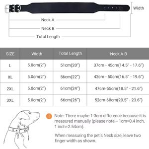 <span class=keywords><strong>Collar</strong></span> grande y duradero para perro, correa de cuero PU para el cuello de Mascota, con forma de pez <span class=keywords><strong>Collar</strong></span> para perros medianos y grandes, accesorios para el cuello Pitbull Bulldog, regalos - Product Image 5