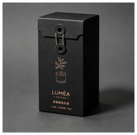 Boîte à bougies de luxe avec logo personnalisé et fermeture à œillets, emballage cadeau en papier fantaisie avec œillets métalliques et cordon pour bougie parfumée à la cire de soja