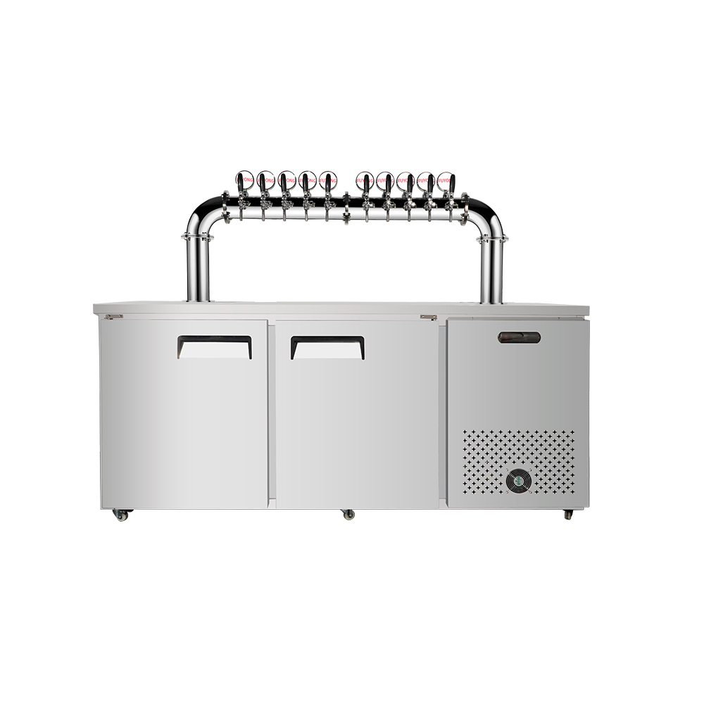 Kegerator 10 robinets en acier inoxydable