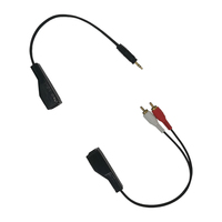 Populaire fabriqué en usine 2RCA & 3RCA mâle vers RJ45 femelle & RJ45 femelle à 3.5mm câble d'extension Audio haut-parleurs connecteur vidéo XLR
