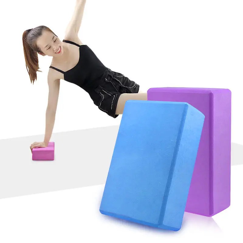 Hoch dichte EVA Yoga Fitness Ziegel Yoga Block Unterstützende EVA Schaum Weiche rutsch feste Oberfläche für Yoga, Pilates, Meditation