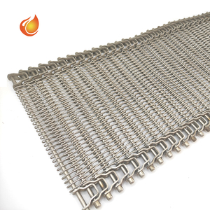 Dây kim loại lưới băng tải xoắn ốc cân bằng dệt dây lưới vành đai Chuỗi liên kết thép không gỉ Màn hình Net - Product Image 4