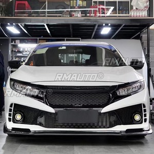Protector de Parachoques Delantero, Difusor, Spoiler, Kit de Carrocería para Honda Civic 2016-2019, 10ª Generación, Accesorios para Auto - Product Image 4