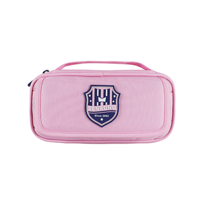 Pochette à crayons personnalisée avec logo pour filles, grande capacité, polyester, personnalisée, rose, pour l'école, les enfants, les jeunes femmes - Product Image 5