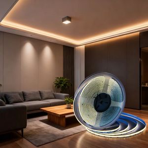 Tira de Luces LED COB con Certificación ETL, CE y RoHS, 2 Años de Garantía, Cri90, 100LM/W, Tira de Luz Inteligente COB LED de 24v, 10m, Flexible - Product Image 4