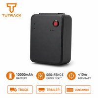 Traceur GPS magnétique sans fil pour camions, remorques et conteneurs, avec batterie longue durée 10000 mAh, géolocalisation de précision inférieure à 10 m (entrée/sortie de clôture géographique)